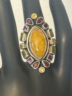 Nicky Butler .925 Butterscotch Quartz Ring